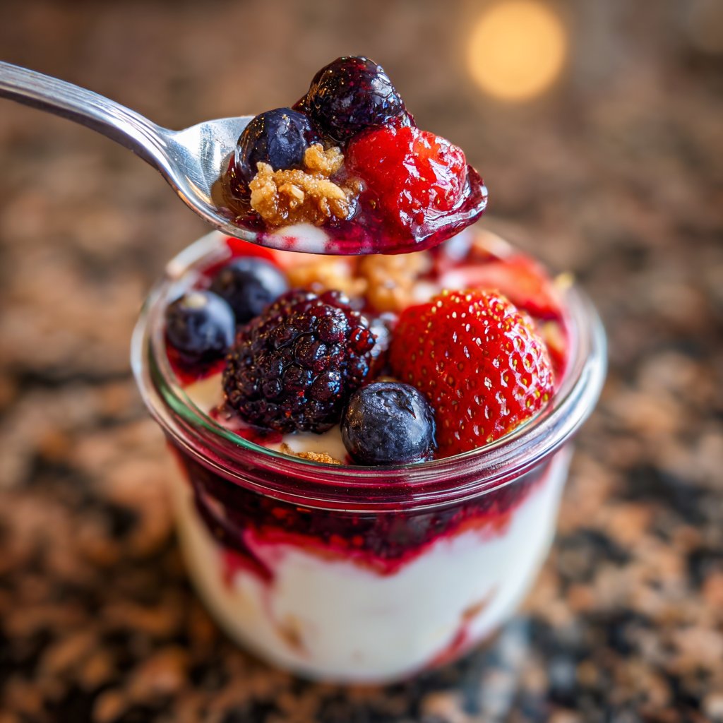 Berry Yogurt Breakfast Parfaits