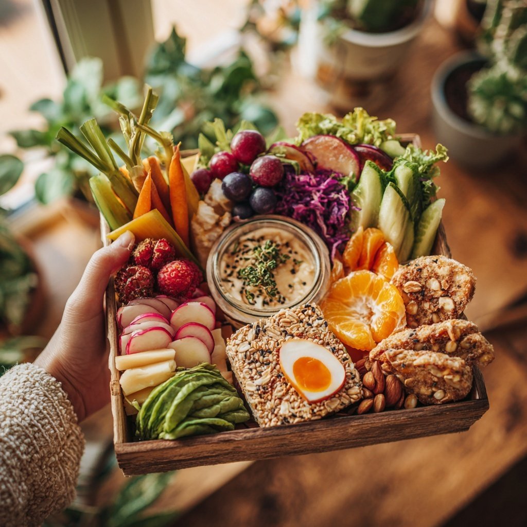 No-Cook Bento Box Lunch Idea