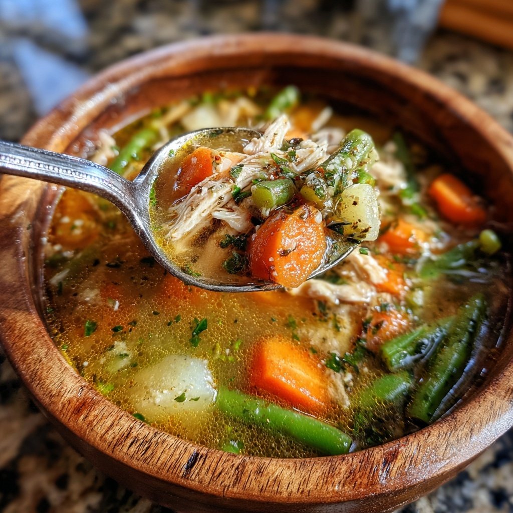 Spring Chicken Vegetable Soup
