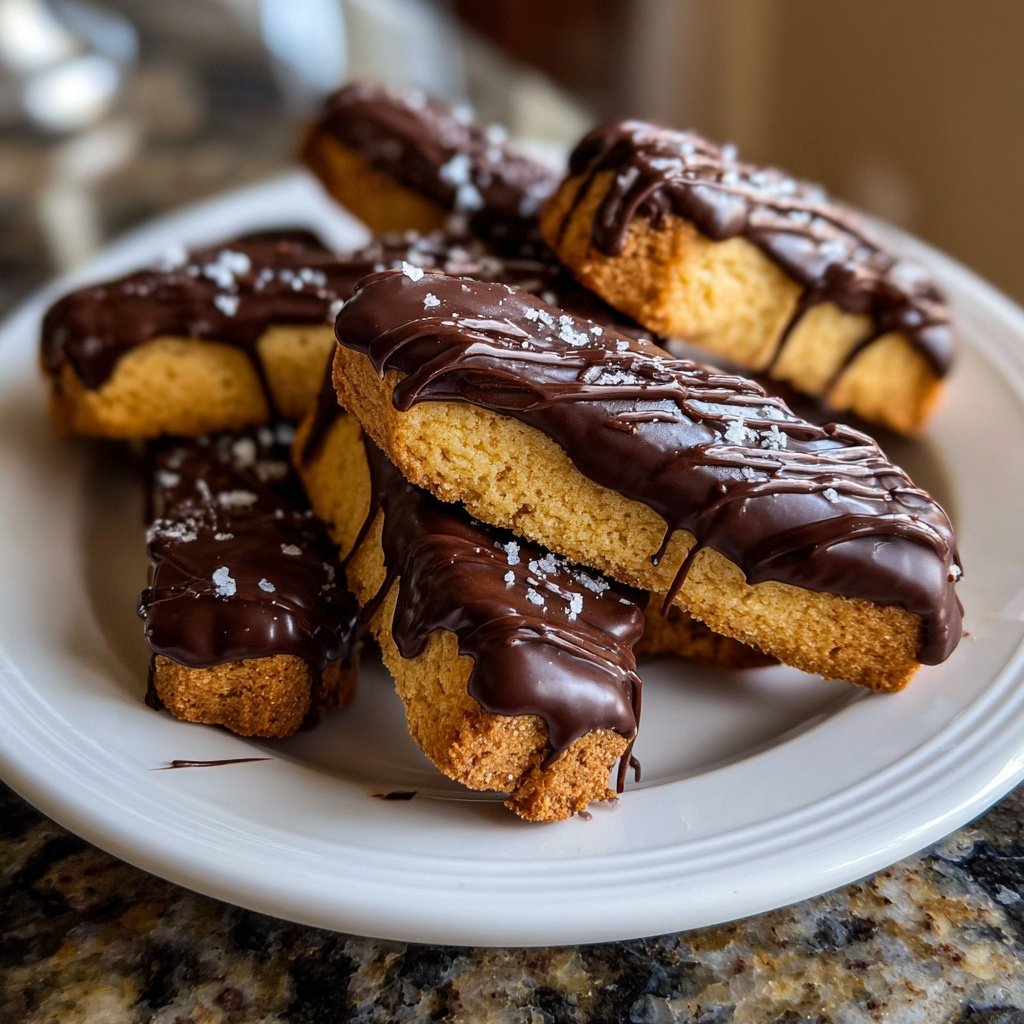 Chocolate Dipped Shortbread