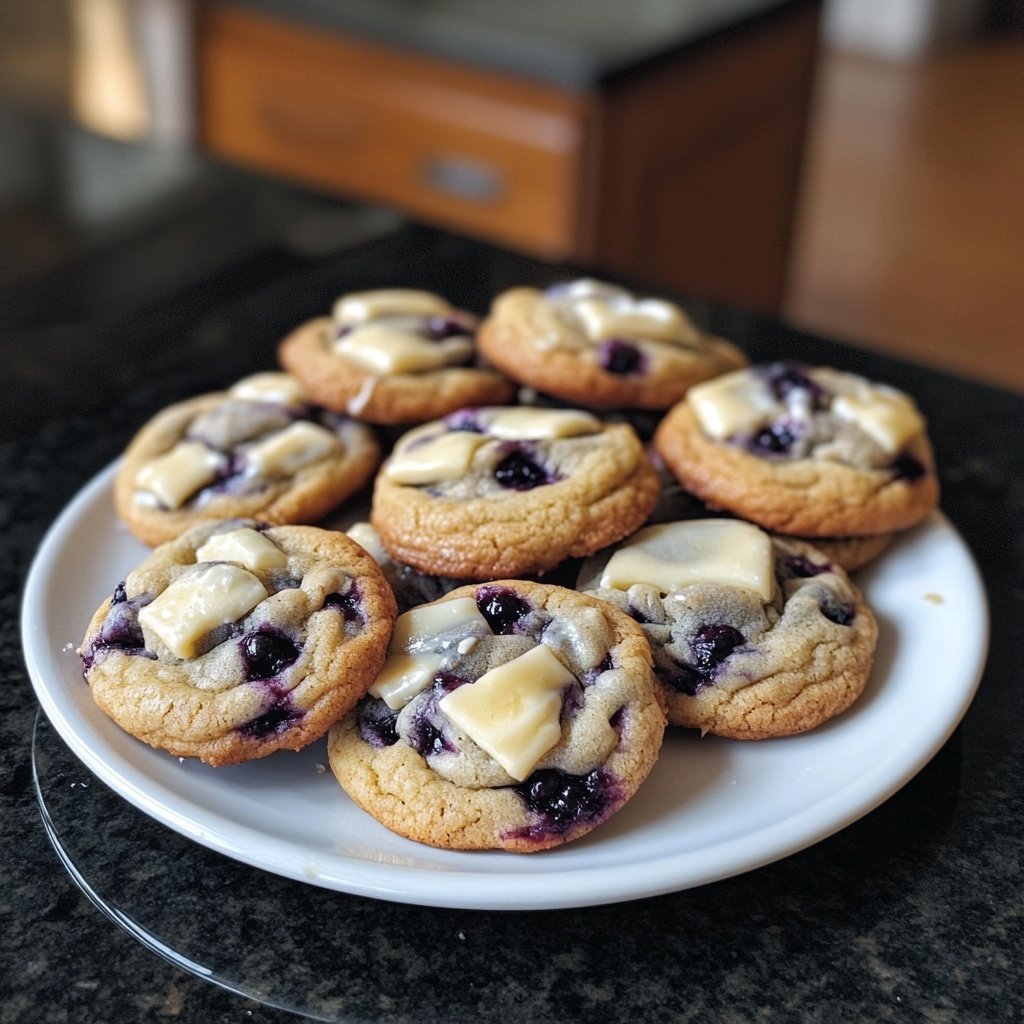 Blueberry Cheesecake Cookies