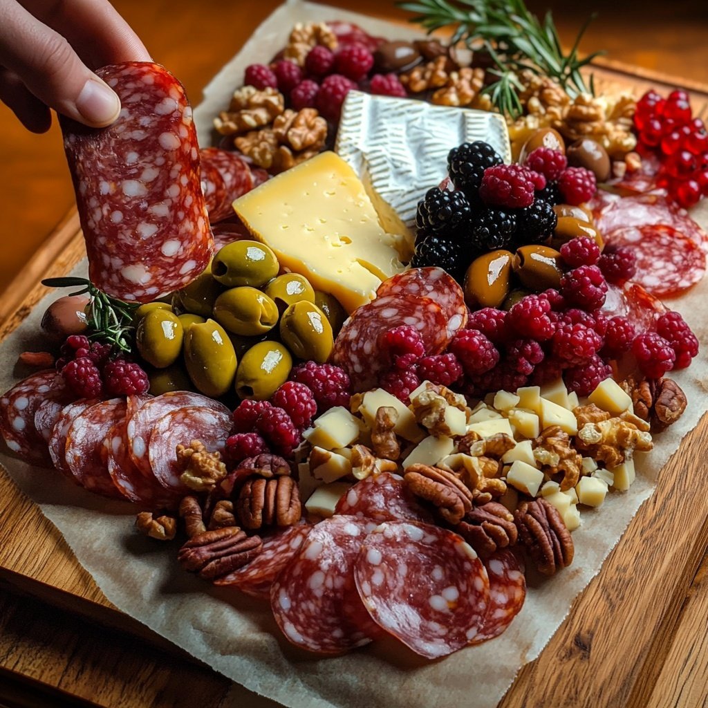 Super Bowl Charcuterie Board for Parties