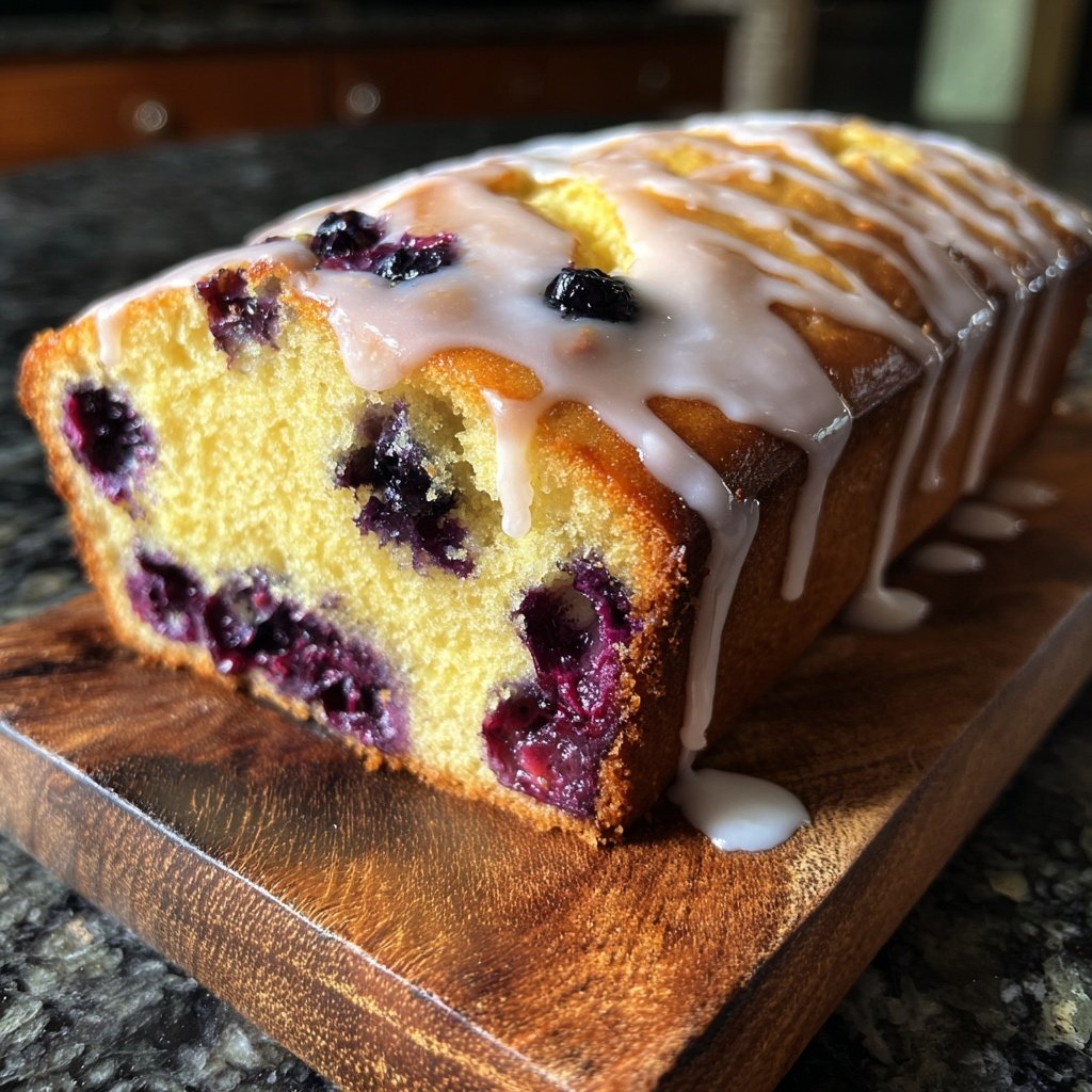 Baking & Desserts Lemon Blueberry Loaf Cake