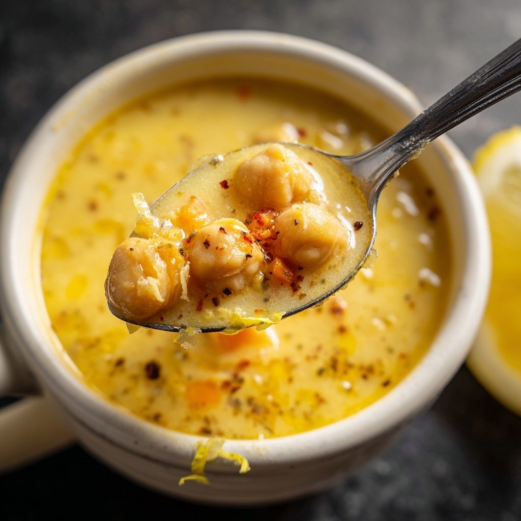Creamy Lemon Chickpea Soup