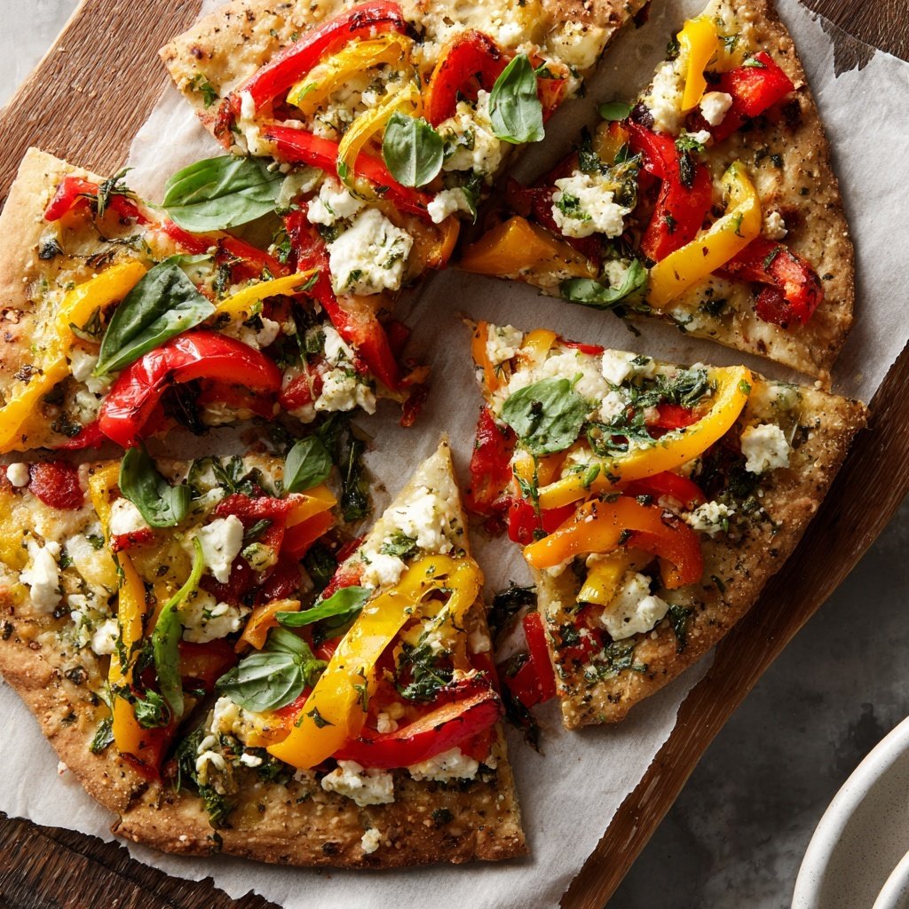 Super Bowl Veggie Flatbreads