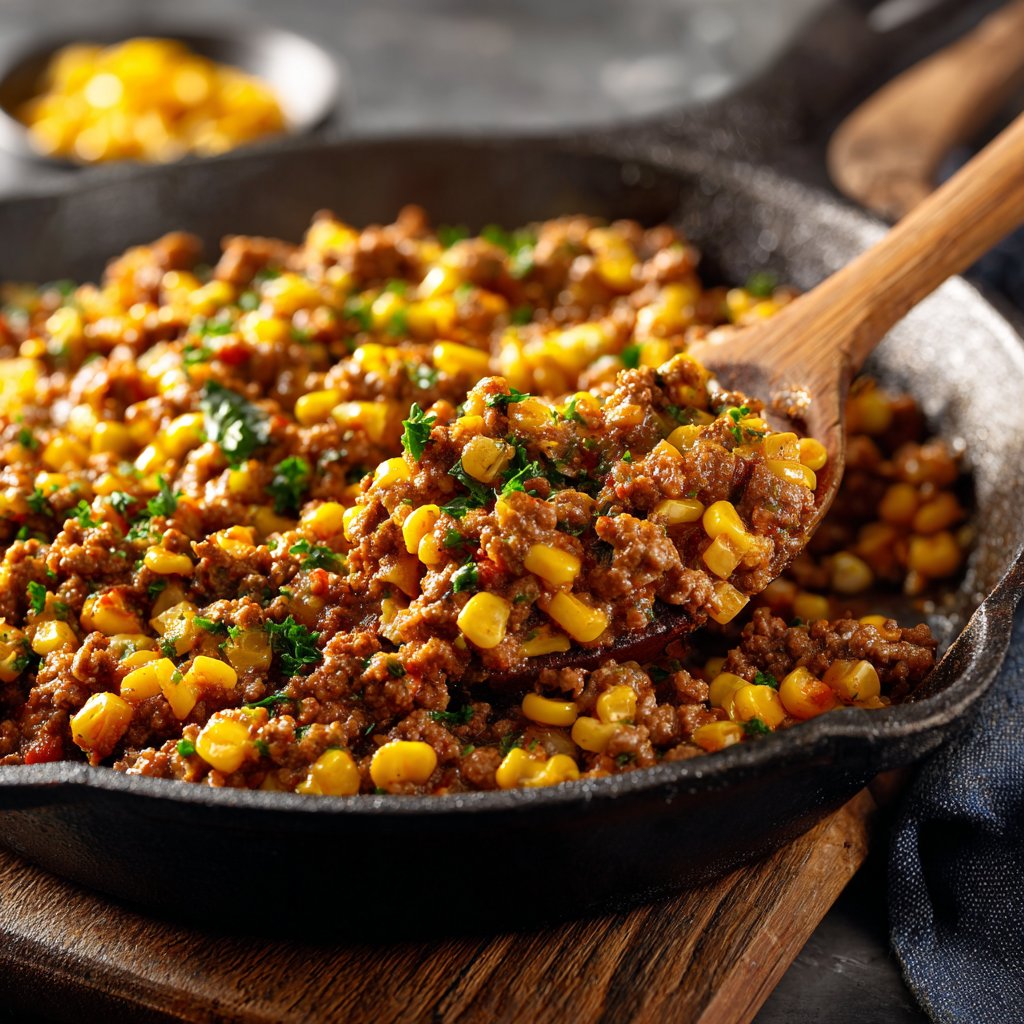 Ground Beef Skillet with Corn