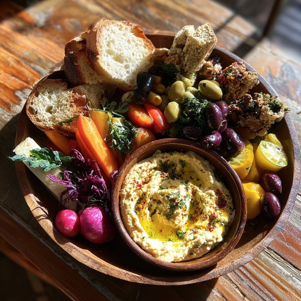 Romantic Mezze Plate for Two