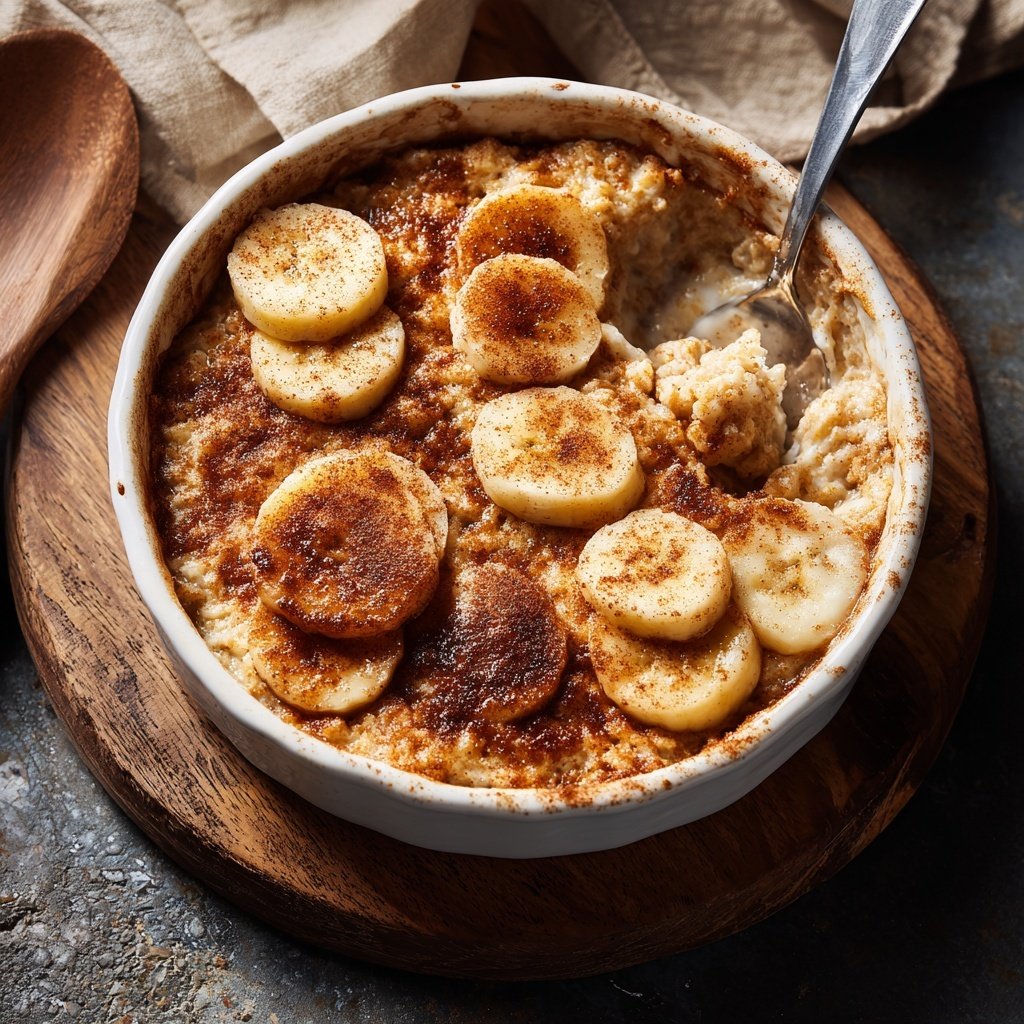 Banana Cinnamon Baked Oats